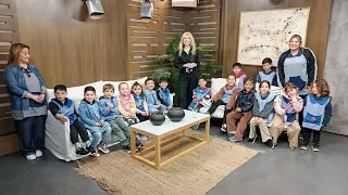 Students from Kindergarten 922 visited the Eco TV studios