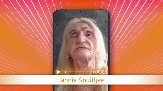 TV Oranje app video message - Jannie Souilljee