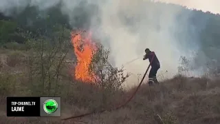 Top Channel/ Zjarret, situatë kritike në Dibër. 20 vatra zjarri në mbarë Shqipërinë, 7 ende aktive