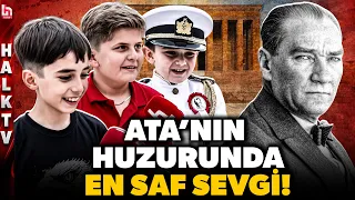 ATA’NIN HUZURUNDA MAHŞERİ KALABALIK! 30 Ağustos coşkusu sel oldu aktı! Bu sözler yürekleri ısıtacak!