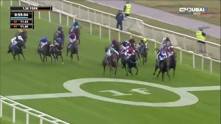 Libertango 🏇 ridden by jockey Billy Loughnane.. wins the first race at the Ebor Festival in York