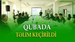 QUBADA “MEDİADA AZƏRBAYCAN DİLİ” TƏLİMİ KEÇİRİLİB