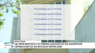 Υπερκαλύφθηκαν οι θέσεις στο Τμήμα Δασολογίας & Διαχείρισης Περιβάλλοντος & Φυσικών Πόρων ΔΠΘ