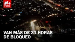 Así luce la México-Toluca desde el aire por el bloqueo de madres buscadoras