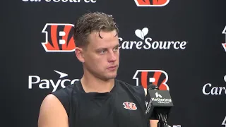 Joe Burrow meets with media ahead of Week 3 game in Pittsburgh