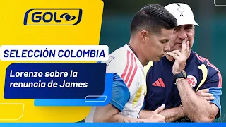 Así se enteró Néstor Lorenzo de la renuncia de James Rodríguez a la Selección Colombia