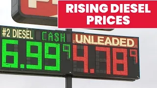 Diesel fuel prices setting new record highs nearly every day