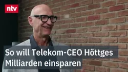 Telekom aims to cut costs through increased AI use, says CEO Tim Höttges | ntv