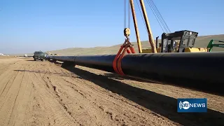 پیشرفت کار پروژه تاپی در خاک افغانستان