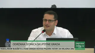 Odbornici usvojili drugi rebalans budžeta Novog Pazara, rasprava i o prodaji zemljišta