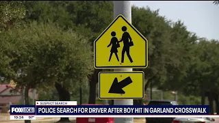 Garland police search for driver after 12-year-old hit