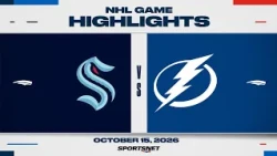NHL Highlights | Kraken vs. Lightning - October 15, 2026