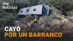 Un accidente de autobús deja al menos 83 heridos en Fogars de Montclús | RTVE Noticias