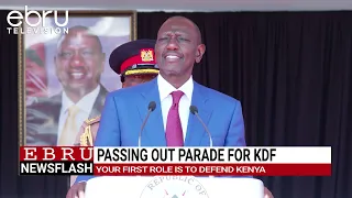 Ruto Says KDF’s First Duty Is to Defend the Nation and That Will Never Change. #ebrunews