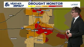 Latest Weather | Remaining hot + dry, Extreme drought in some areas