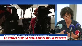 Sophie Brocas: "57,000 people evacuated overnight"