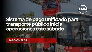 Sistema de pago unificado para transporte público inicia operaciones este sábado
