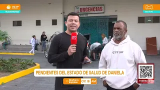 Daniela is in critical condition after being rescued from the rubble in Pereira