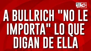 Bullrich "doesn't care" what they say about her. The video that exposed the infighting in LLA