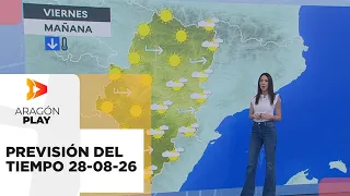 Weather forecast in Aragon, Friday, August 28