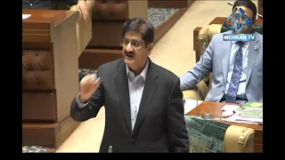 Chief Minister Murad Ali Shah’s Address in the Sindh Assembly on the Creation of New Provinces