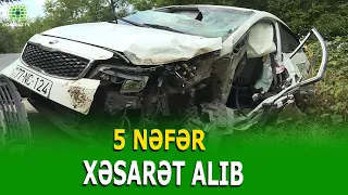 QUBADA ZƏNCİRVARİ QƏZA BAŞ VERİB