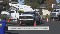 PG&E power shutoffs affecting thousands of Bay Area customers