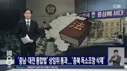 '충남·대전 통합법' 상임위 통과...'충북 독소조항 삭제'