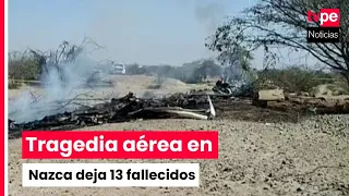 Tourist plane crashes in Nazca: 13 dead after accident during overflight of the lines