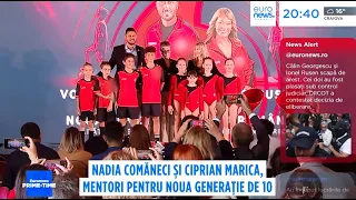 Nadia Comăneci și Ciprian Marica, mentori pentru noua generație de 10
