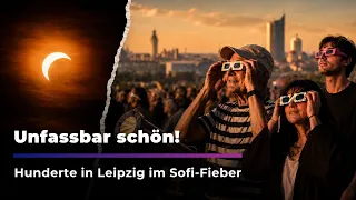 Solar Eclipse: Hundreds in Leipzig catch "Sofi" fever | Sachsen Fernsehen