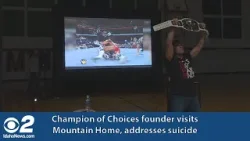 Champion of Choices founder visits Mountain Home to address suicide and mental health struggles