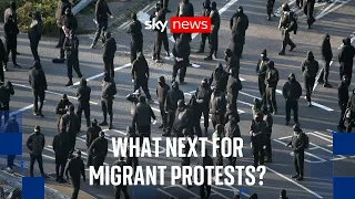Govt condemns 'thuggish' behaviour as balaclava-clad protesters descend on Dover and Portsmouth