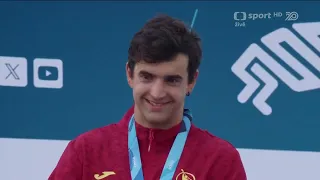 Medailové ceremoniály bronzového Lukáše Kratochvíla a zlaté Terezy Kneblové