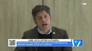 AXEL KICILLOF IN LA PAMPA