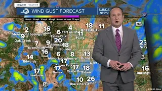 Sunday evening forecast