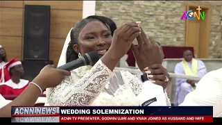 ACNN TV PRESENTER GODWIN UJIRI AND VIVAN JOINED AS HUSBAND AND WIFE