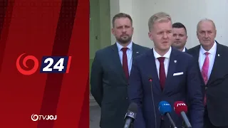 Tlačová beseda ministra Šaška po návšteve nemocnice v Novom Meste nad Váhom (30.9.2026)