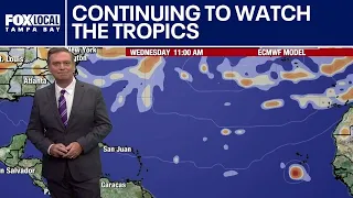 Continuing to watch the tropics