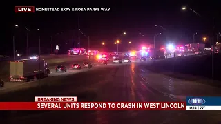 Police respond to crash in west Lincoln