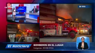 Reportan incendio en la Av. Andrés Bello de Caracas - El Noticiero emisión estelar 20/08/26