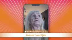 TV Oranje app videoboodschap - Jannie Souilljee TV Oranje app videoboodschap - Jannie Souilljee