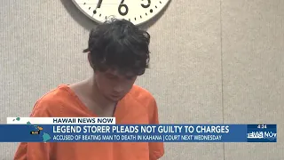 Ex-swimming champion pleads not guilty in Maui beating death