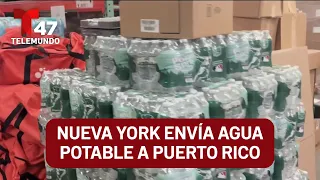 New York sends drinking water to Puerto Rico