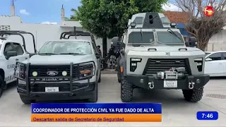 Mazatlán Civil Protection Coordinator discharged and Public Security Secretary's departure ruled out