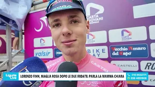 Lorenzo Finn, emerging cycling talent, discussed on Telenord by his mother Chiara
