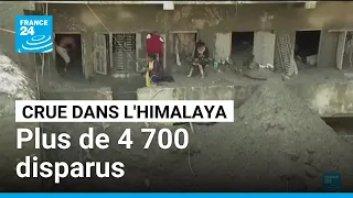 Crue dans l'Himalaya : déjà 900 morts, les secours à la recherche de milliers de disparus