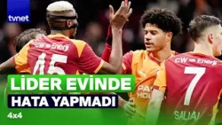 Galatasaray sahasında Kayserispor'u farklı yendi: Üç puanı dört golle aldı | 4x4 Futbol