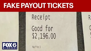 Kenosha slot machine fake ticket payouts, woman accused | FOX6 News Milwaukee