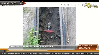 Fabricio, neighbor who was a victim of water meter theft